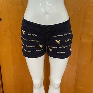 College Classics West Virginia WV Shorts Size 3 Blue